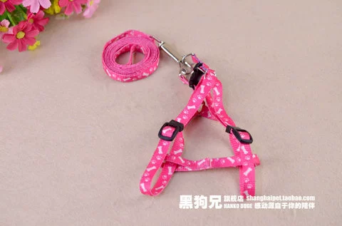 Chó cưng chó con chó nhỏ và mèo ngực với dây xích cần thiết hàng ngày màu sắc ngẫu nhiên 9 nhân dân tệ 3 	bát ăn đôi cho chó	
